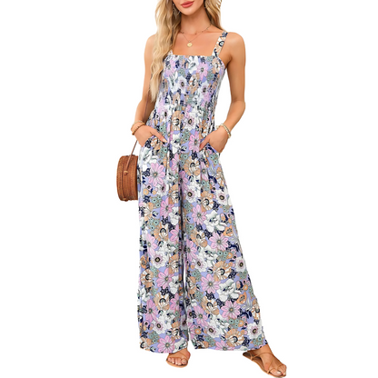 Combinaison imprimée bohème femme