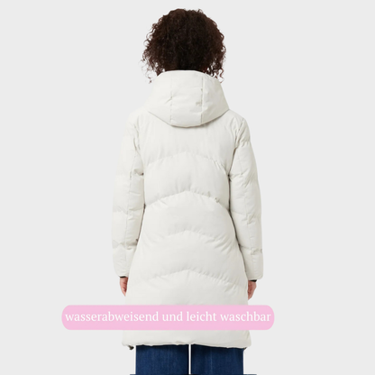 Lange beheizte Damenjacke