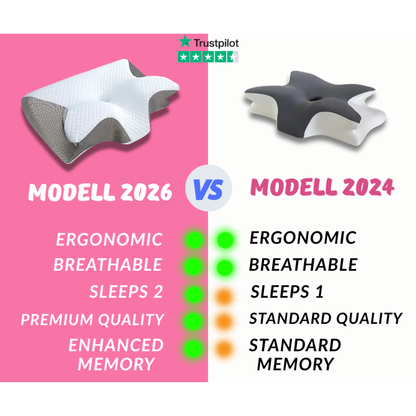 Oreiller ergonomique à mémoire de forme