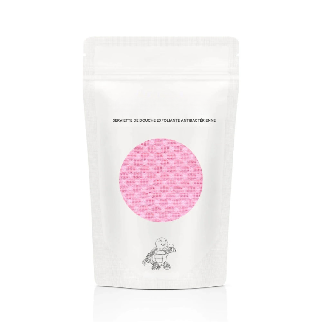 Serviette exfoliante douche