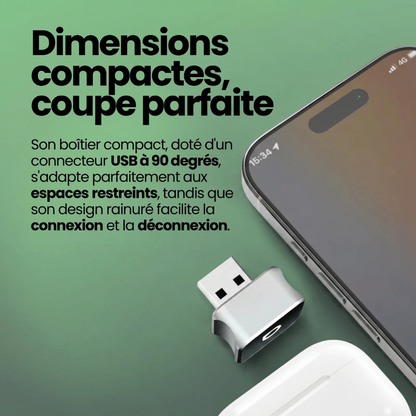 Mini Cube Connecteur CarPlay & Android Auto