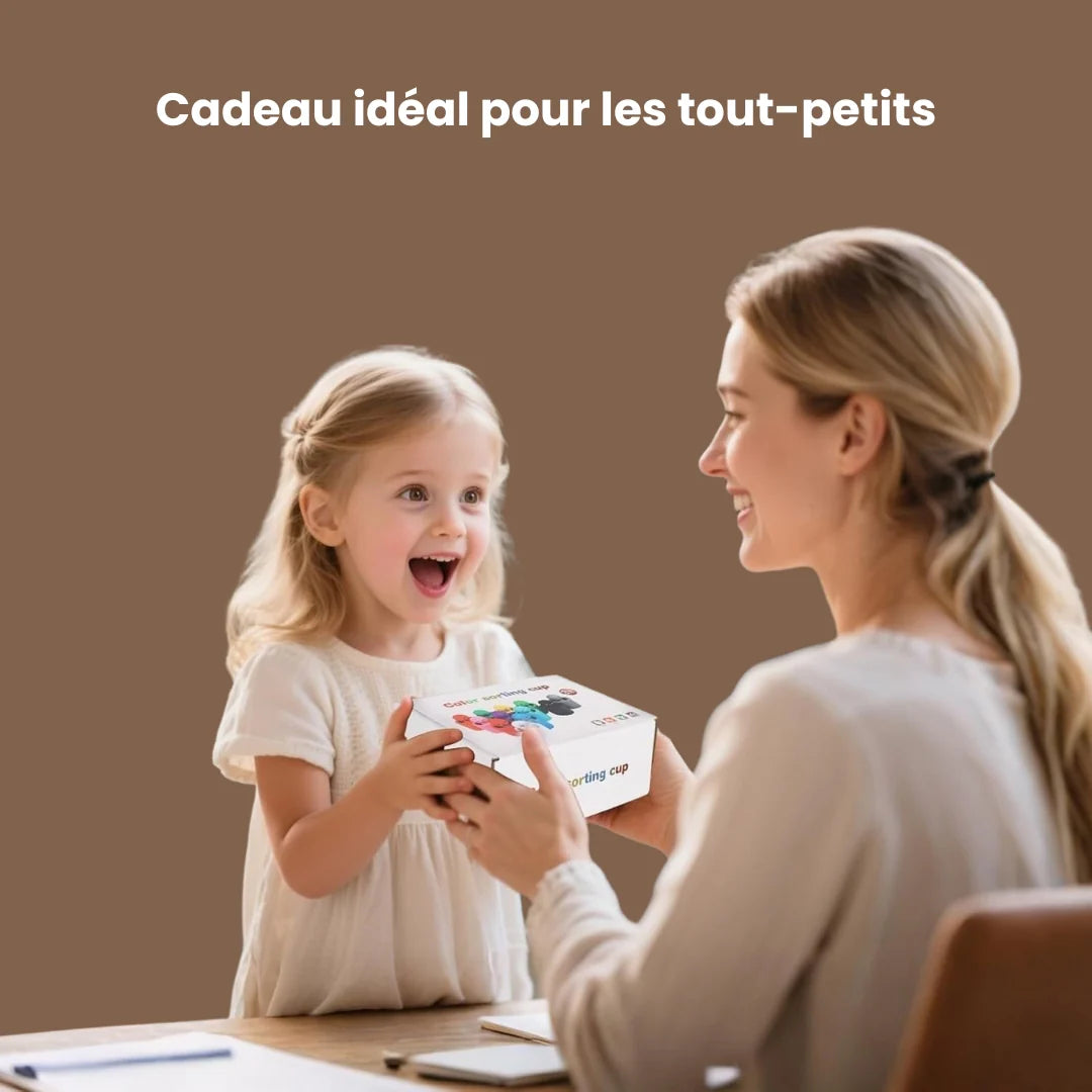 Jeu Montessori en Bois pour Apprendre les Couleurs