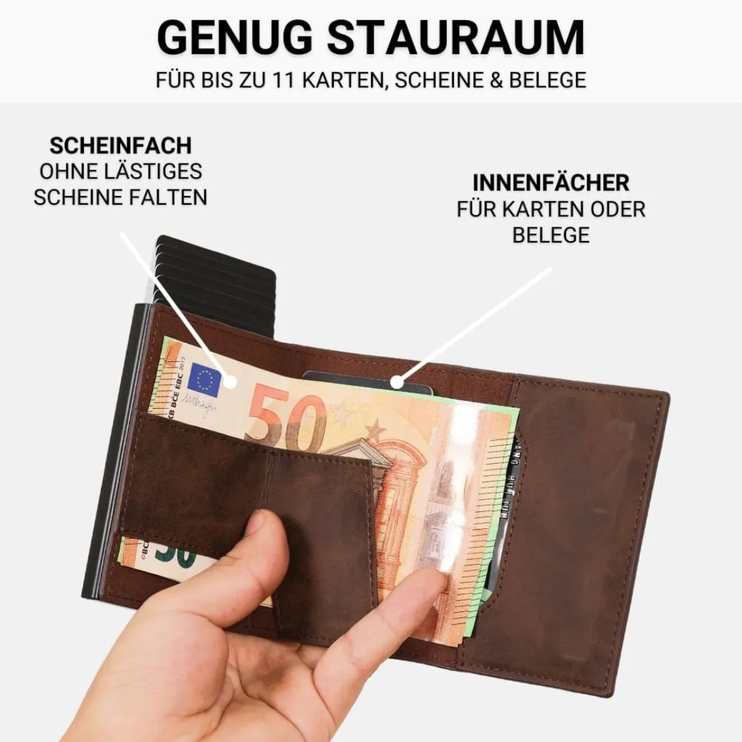 RFID Portemonnaie mit Schnellzugriff