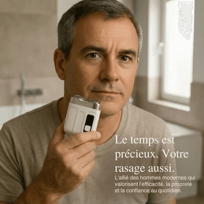 Kompakter Akku-Rasierer