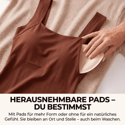 Débardeur Sculptant Femme avec Soutien-Gorge Intégré