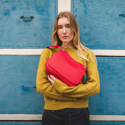 Sac en cuir compact à porter à l'épaule