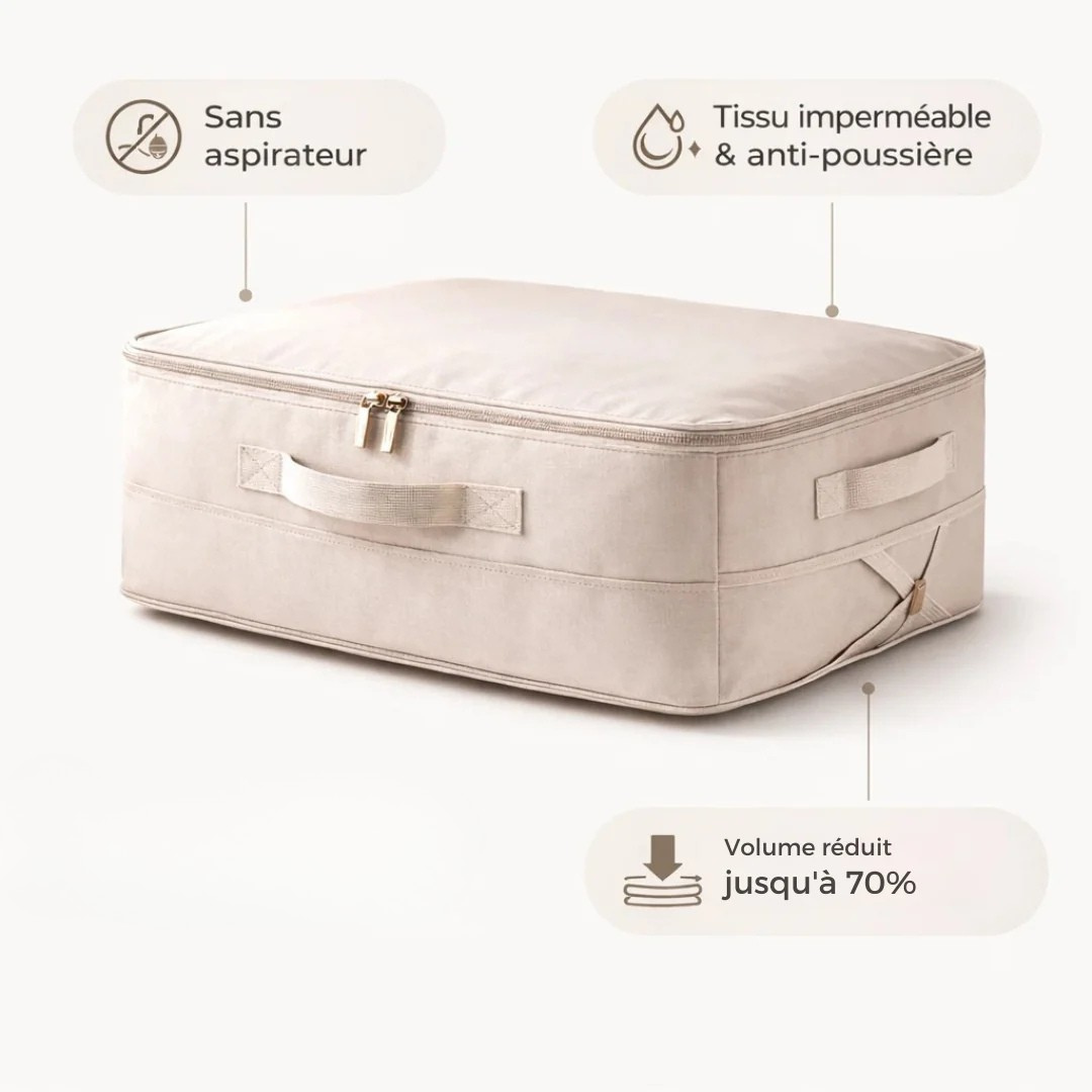 Organiseur de Rangement Compressé pour Placard