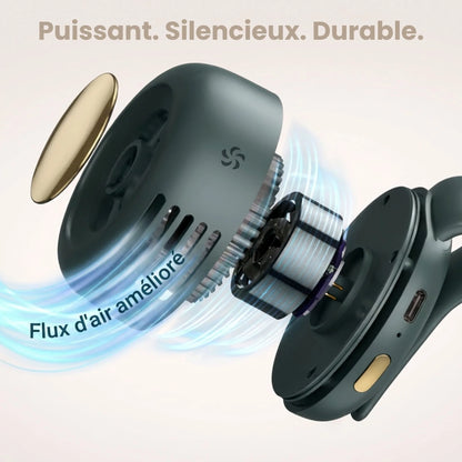Ventilateur portable à clip USB