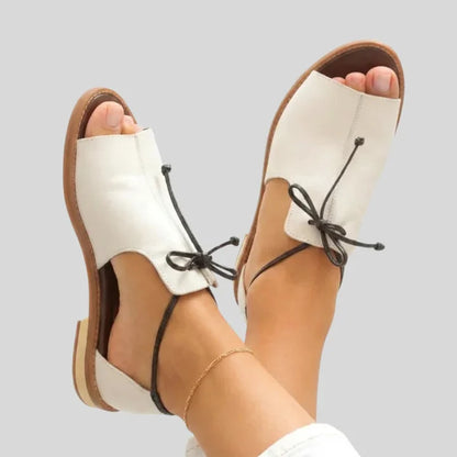 Sandales à Lacets Femme Élégantes et Confortables