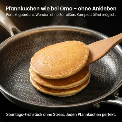 Poêle en acier alvéolé 28 cm sans PFAS