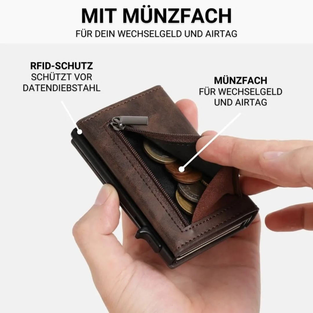 RFID Portemonnaie mit Schnellzugriff