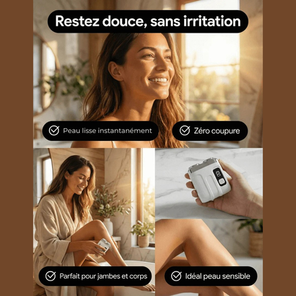 Kompakter Akku-Rasierer