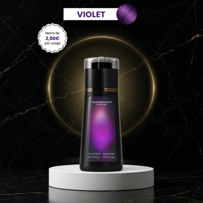 Sofort-Färbe-Shampoo für weiße und graue Haare