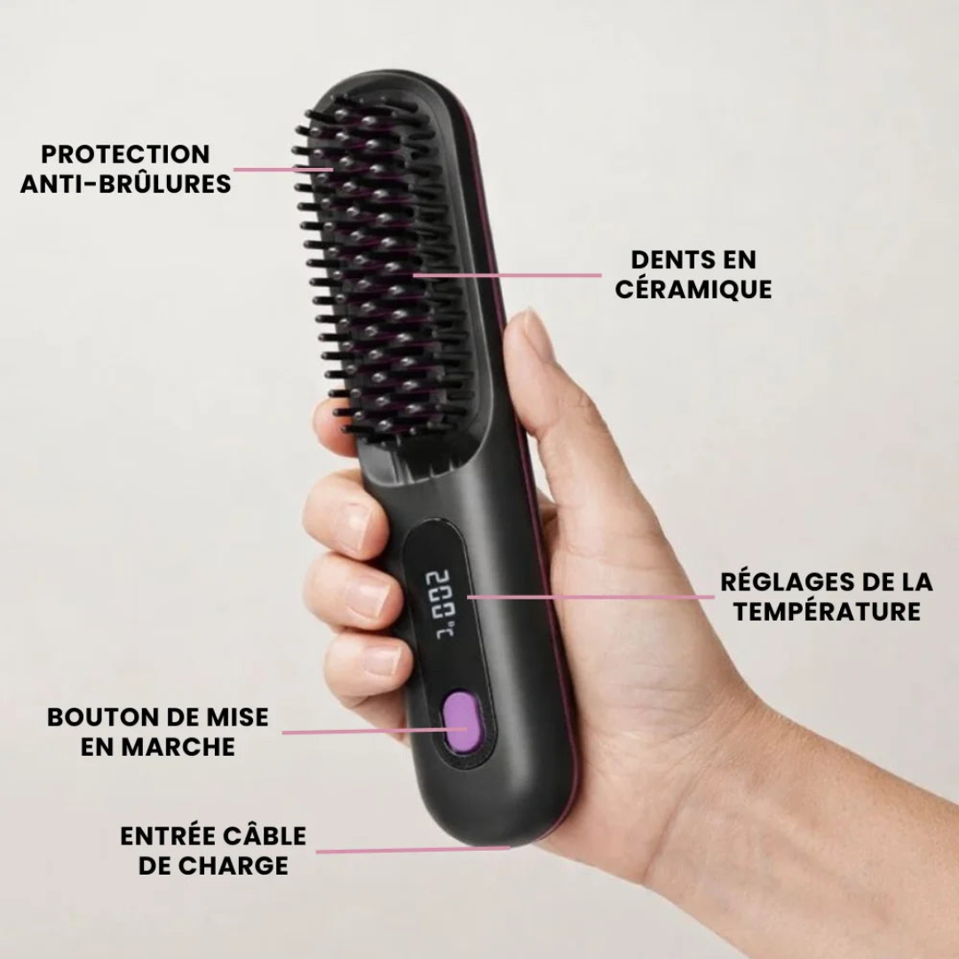 Beheizbare Glättungsbürste