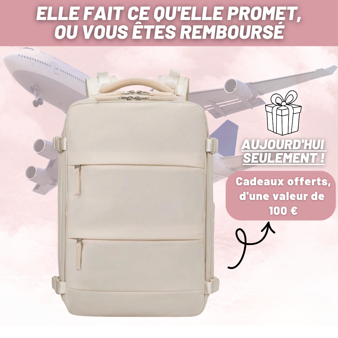 Erweiterbare Reisetasche für das Handgepäck