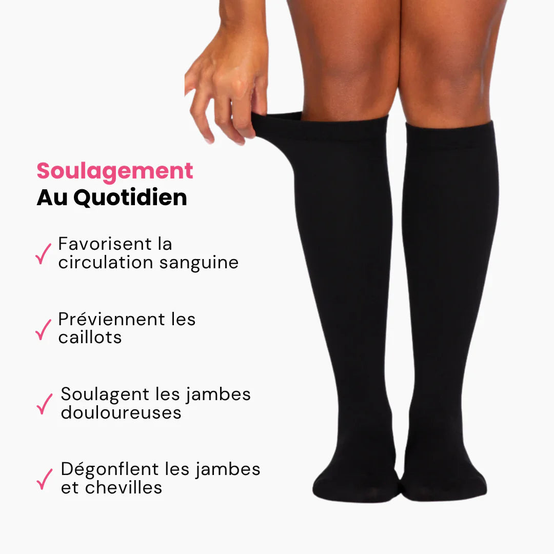 Bequeme Kompressionssocken zur Linderung müder Beine