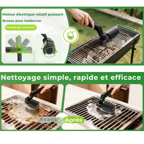 Brosse Électrique de Nettoyage pour Barbecue