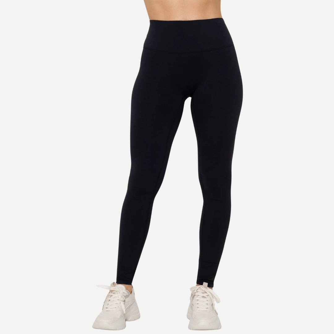 Sportleggings Damen High Waist Leo Print