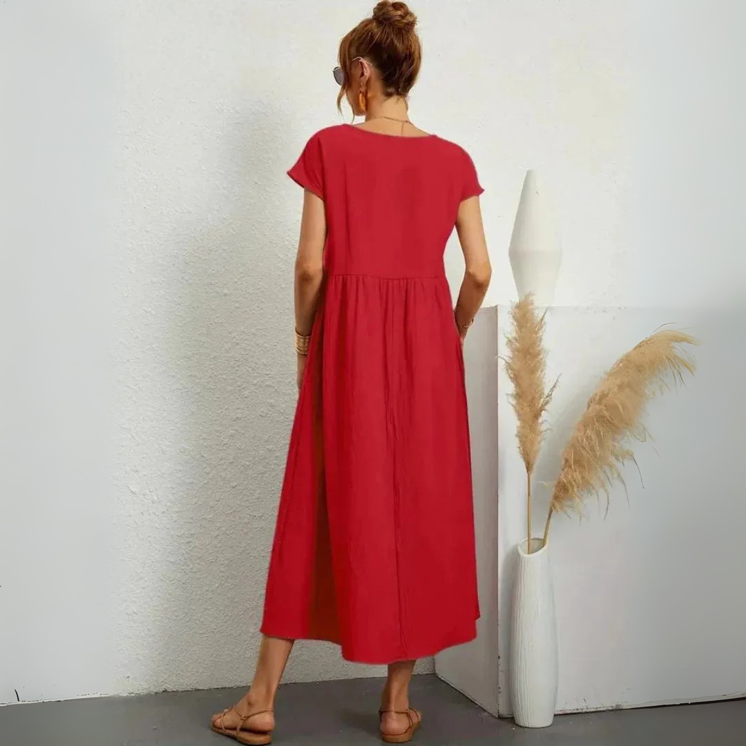 Robe d’été légère en coton fluide