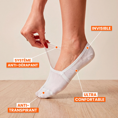 5 Paar unsichtbare kurze Socken für Schuhe