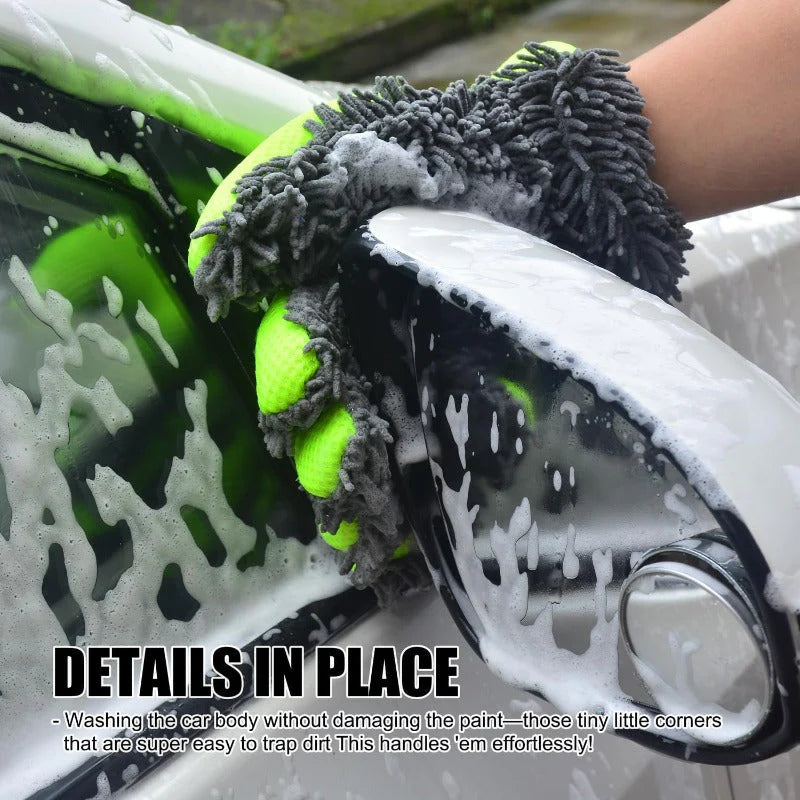 Gants de nettoyage en microfibre