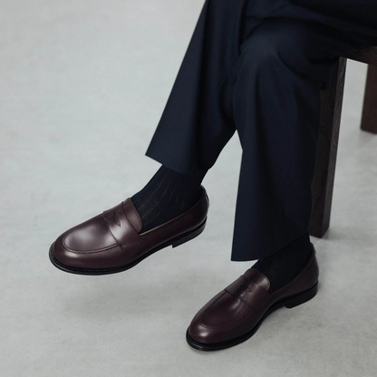 Elegante Herren-Leder-Mokassins