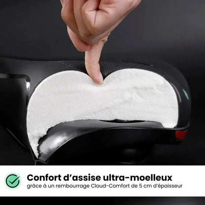 Selle de vélo ultra-confortable pour réduire les douleurs