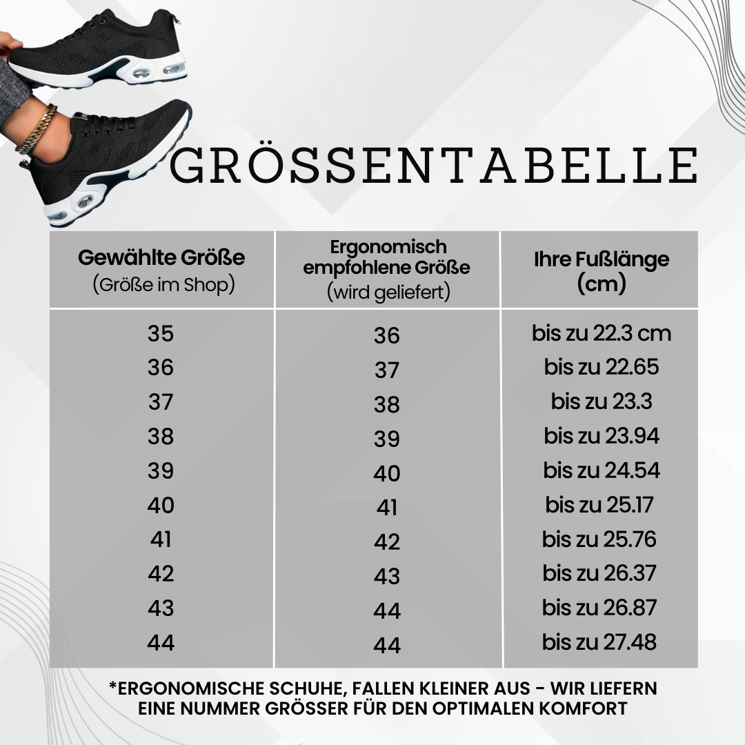 Chaussures orthopédiques confortables avec amorti