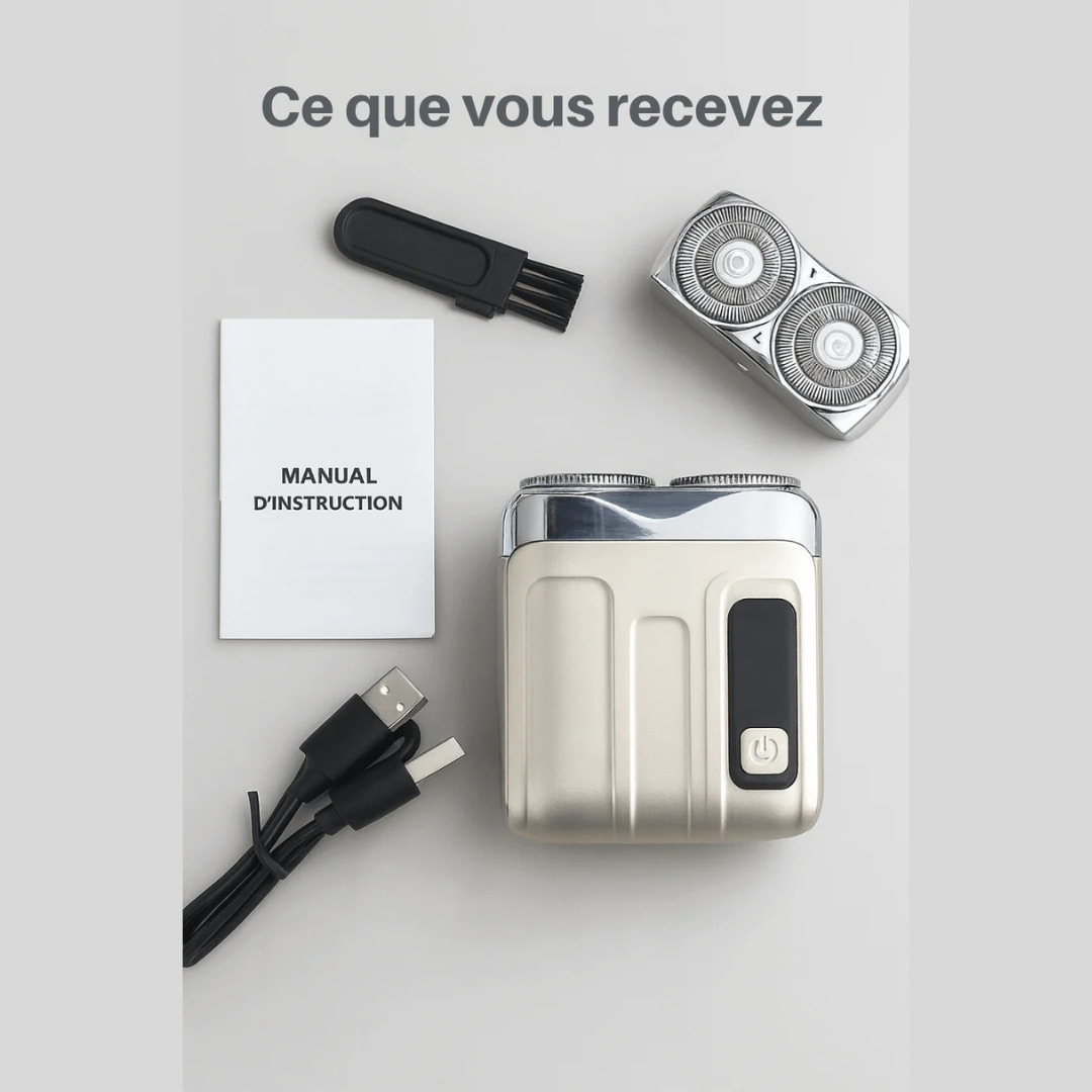 Kompakter Akku-Rasierer