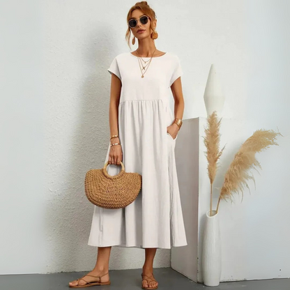 Robe d’été légère en coton fluide