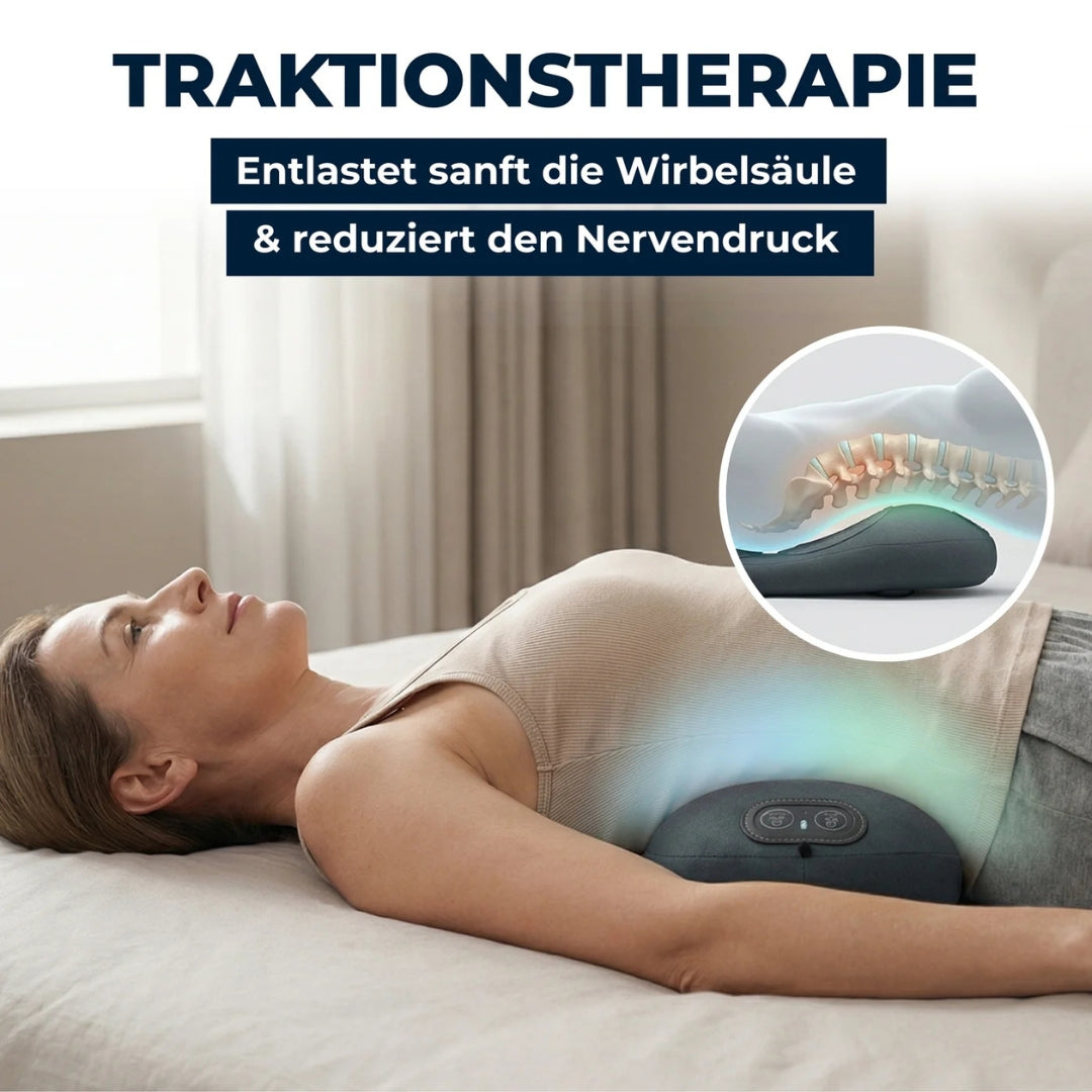Beheizbares Massagegerät für eine tiefgehende Entspannung des Rückens