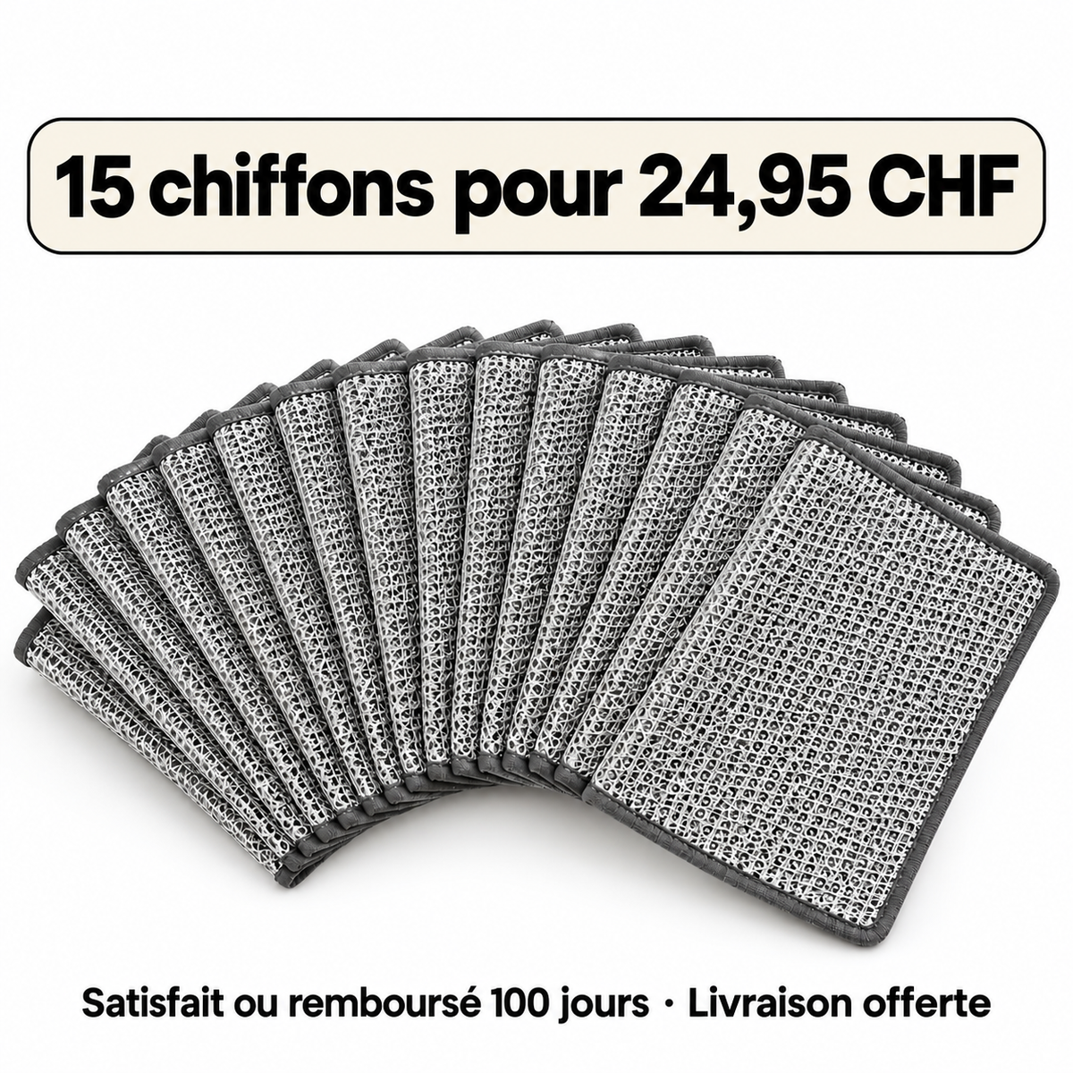 Chiffons de Nettoyage Anti-Rayures Réutilisables