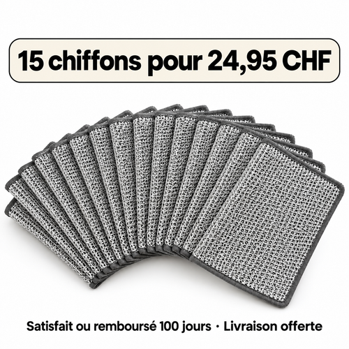 Chiffons de Nettoyage Anti-Rayures Réutilisables