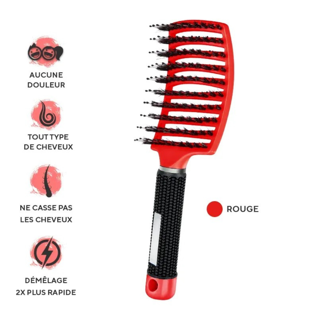 Entwirrende Bürste gegen Haarbruch