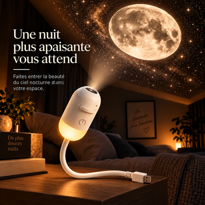 LED-Galaxie-Scheinwerfer mit sanftem Nachtlicht