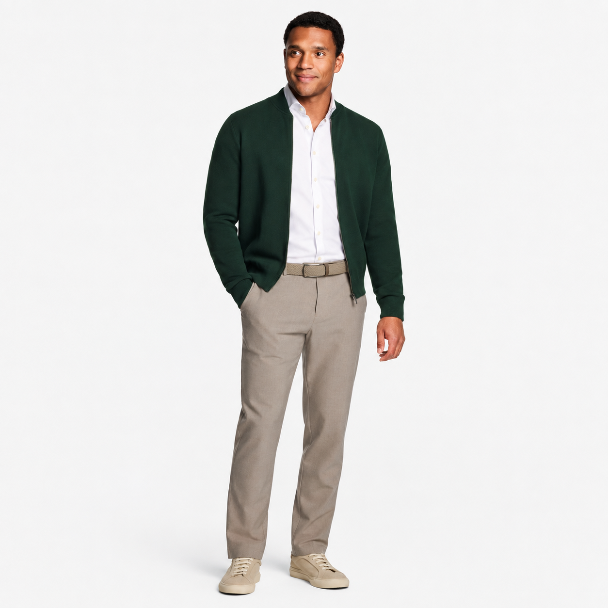 Gilet zippé homme élégant et confortable