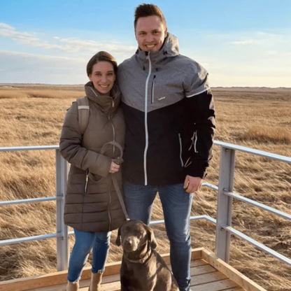 Harnais anti-traction avec laisse pour chien