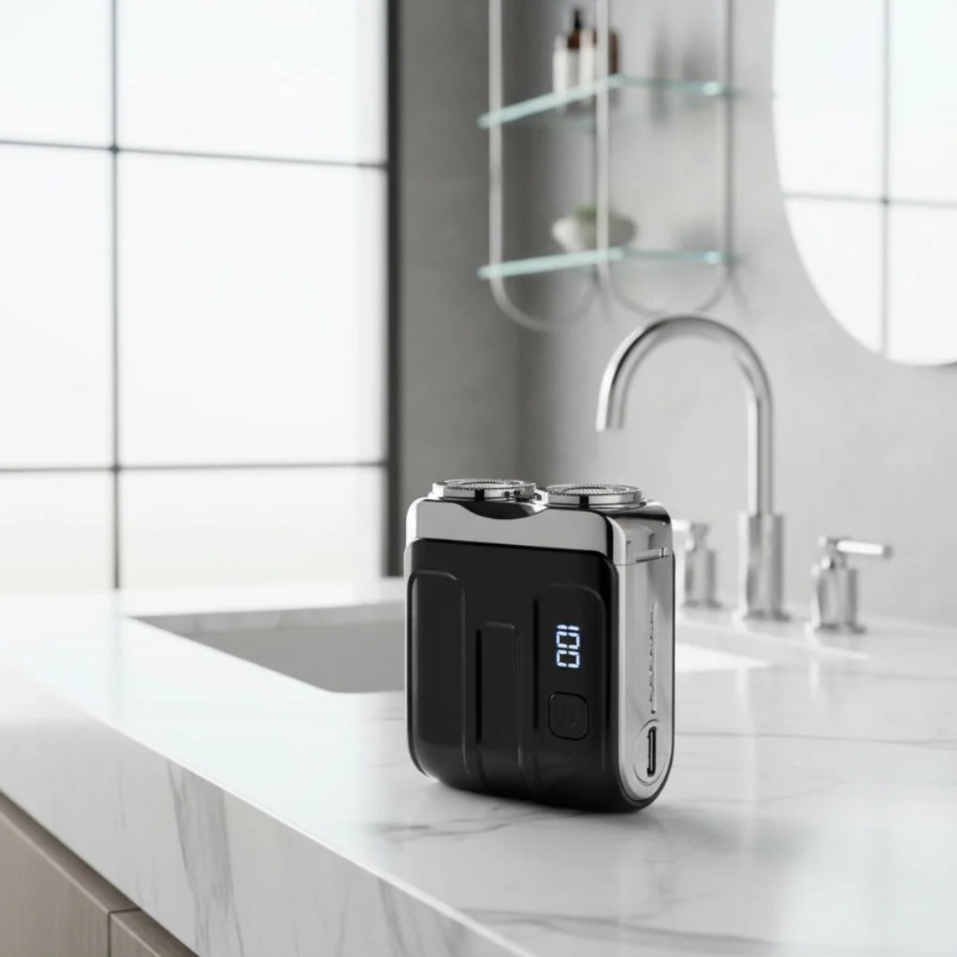 Kompakter Akku-Rasierer