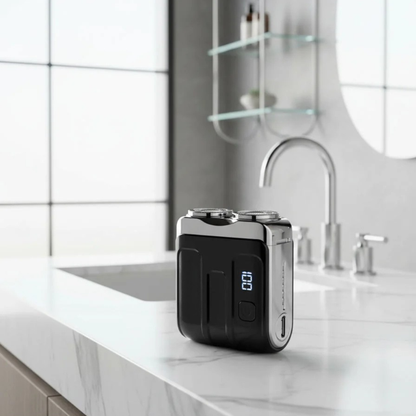 Kompakter Akku-Rasierer