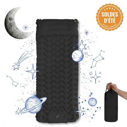 Leichte aufblasbare Campingmatratze mit integrierter Pumpe