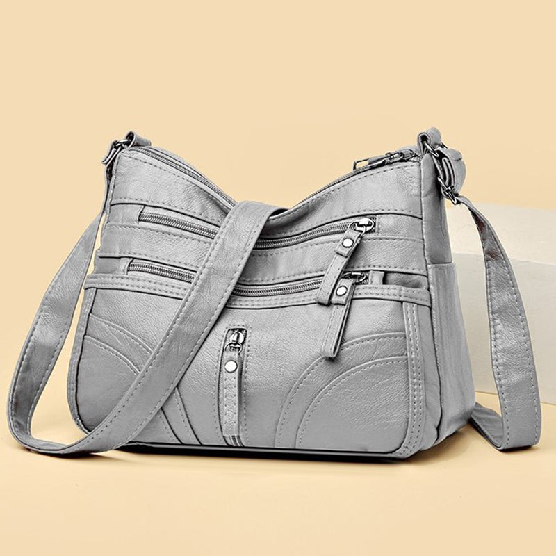 Vintage-Handtasche mit mehreren Fächern