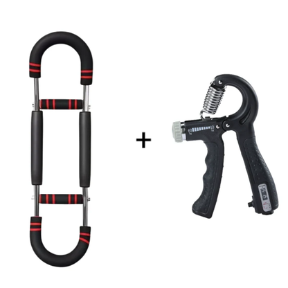 Verstellbare Trainingsstange für Arme und Brustmuskeln