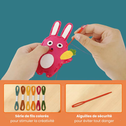 Kit de Couture Animaux en Feutrine pour Enfants
