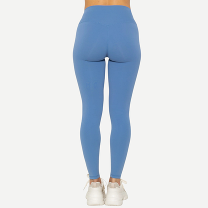 Sportleggings Damen High Waist Leo Print