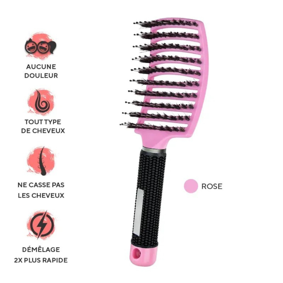 Entwirrende Bürste gegen Haarbruch