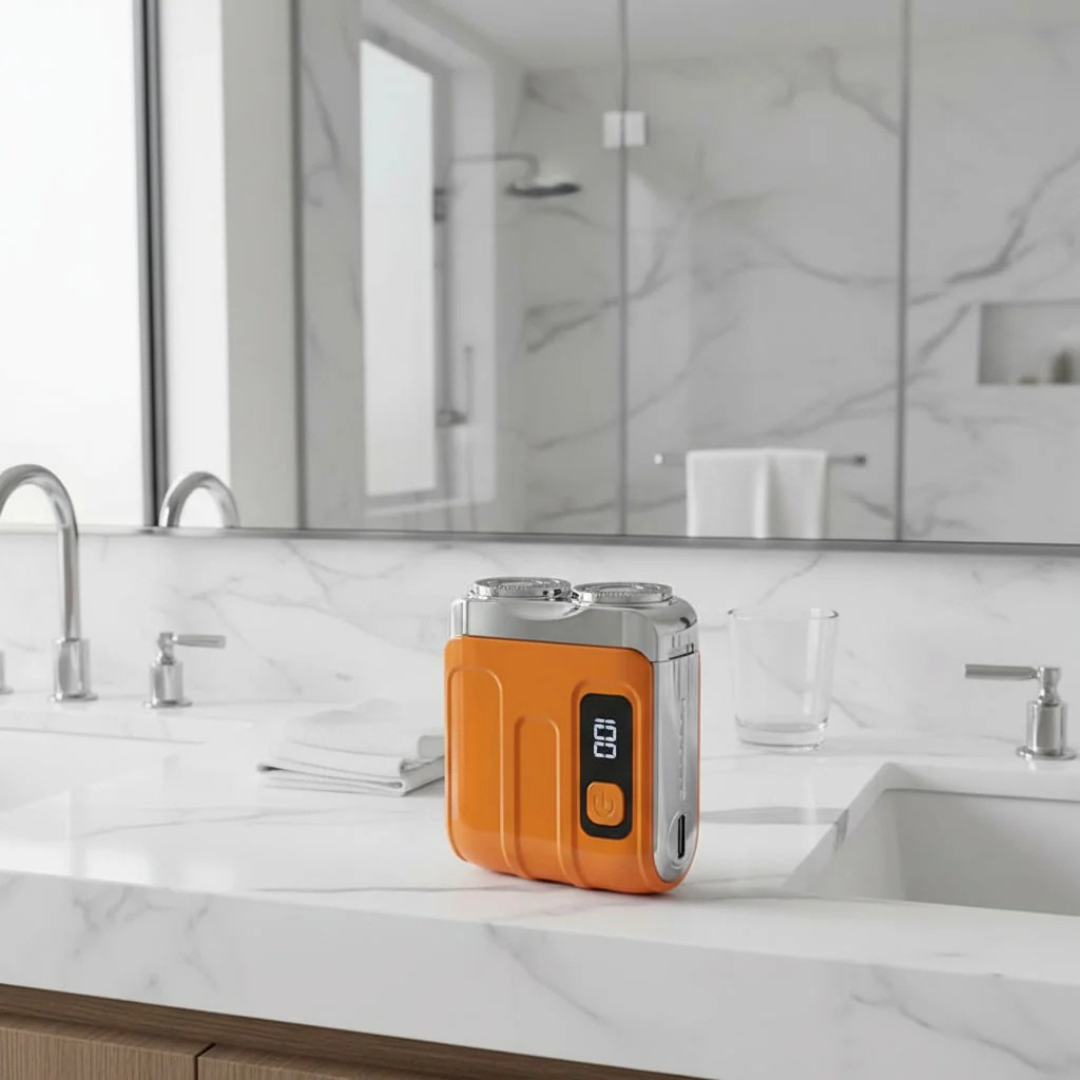 Kompakter Akku-Rasierer