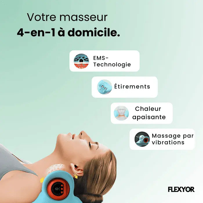 Masseur Cervical 4EN1 V2 - FLEXYOR®