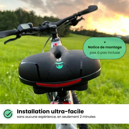 Selle de vélo ultra-confortable pour réduire les douleurs