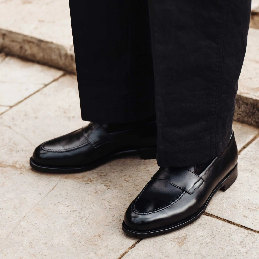 Elegante Herren-Leder-Mokassins
