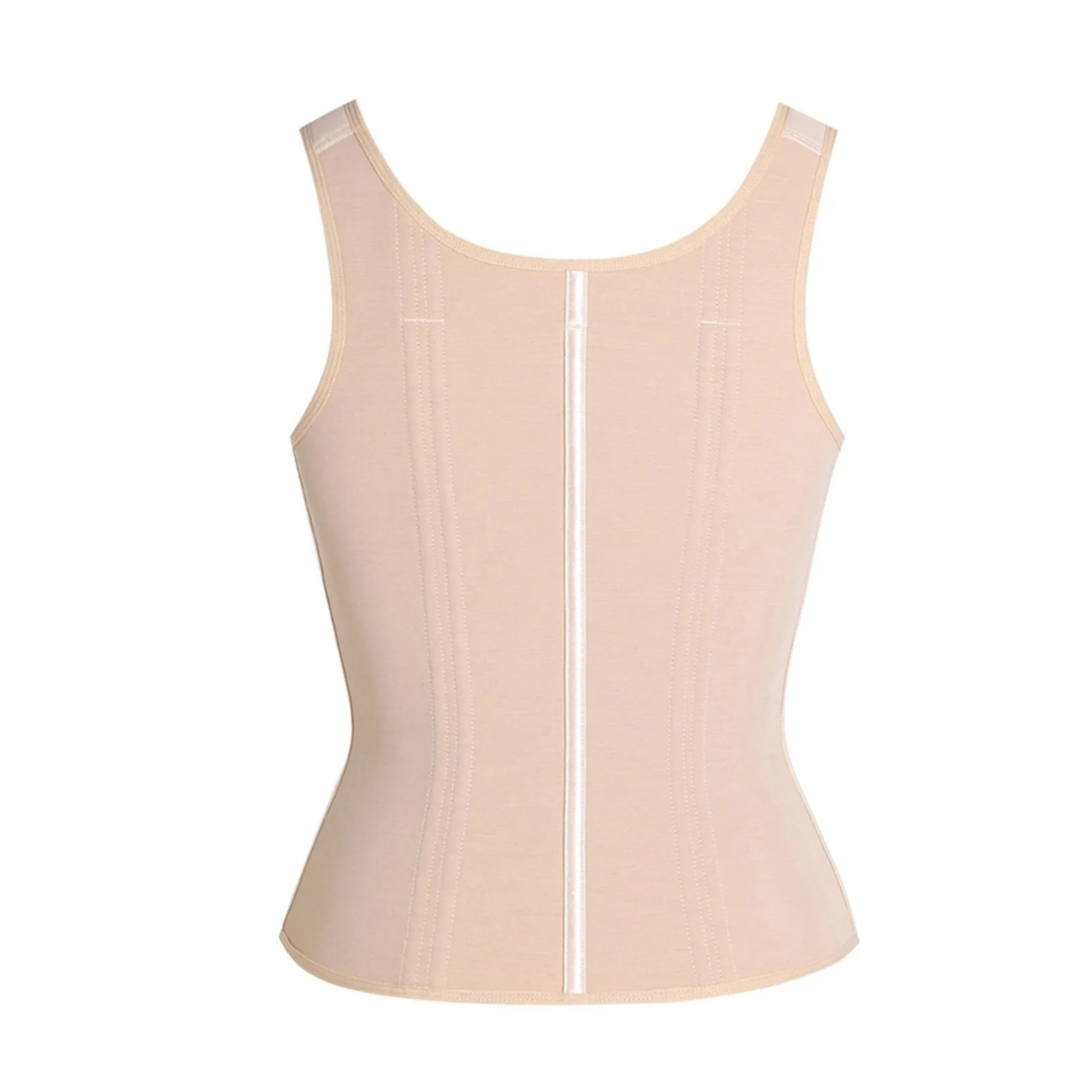 Corset en latex avec fermeture éclair